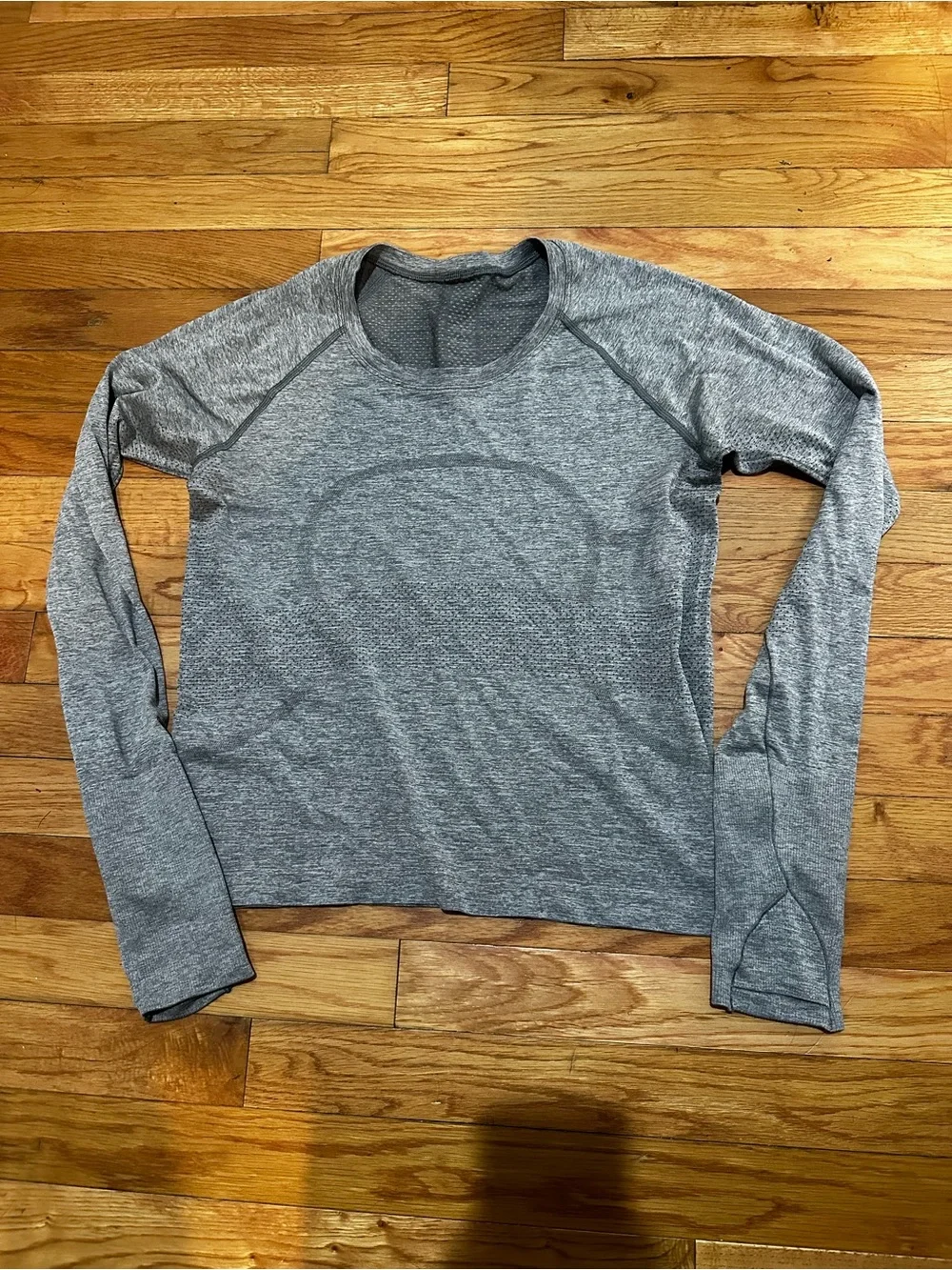 Lululemon Women’s Swiftly Tech Gray Long Sleeve Shirt Activewear 8